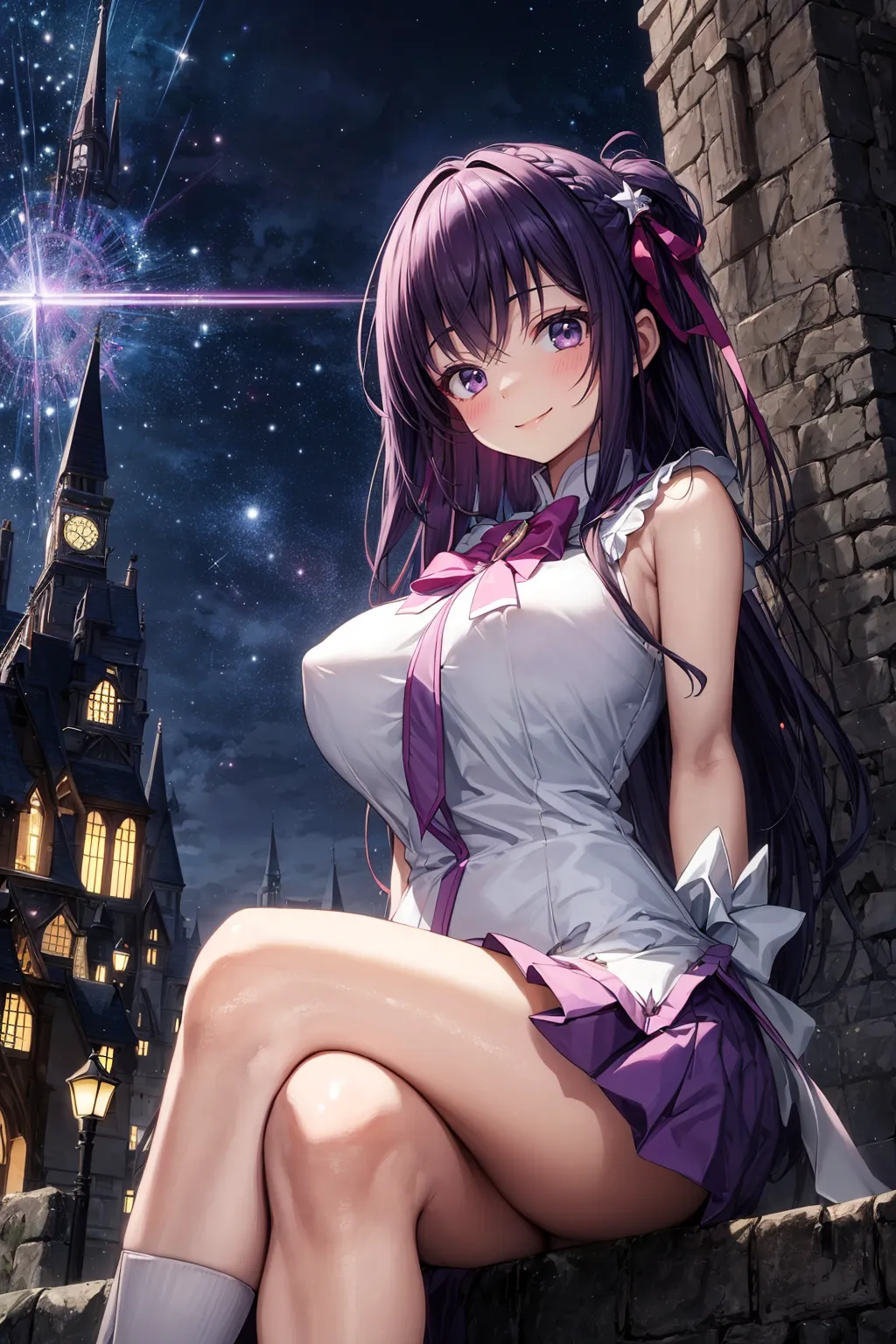 【「爆乳・超乳×下着（ブラジャー・パンティ）」AIエロ画像（イラスト・アニメ・二次元風）1313枚まとめ！(3ページ目)のエロ画像11枚目