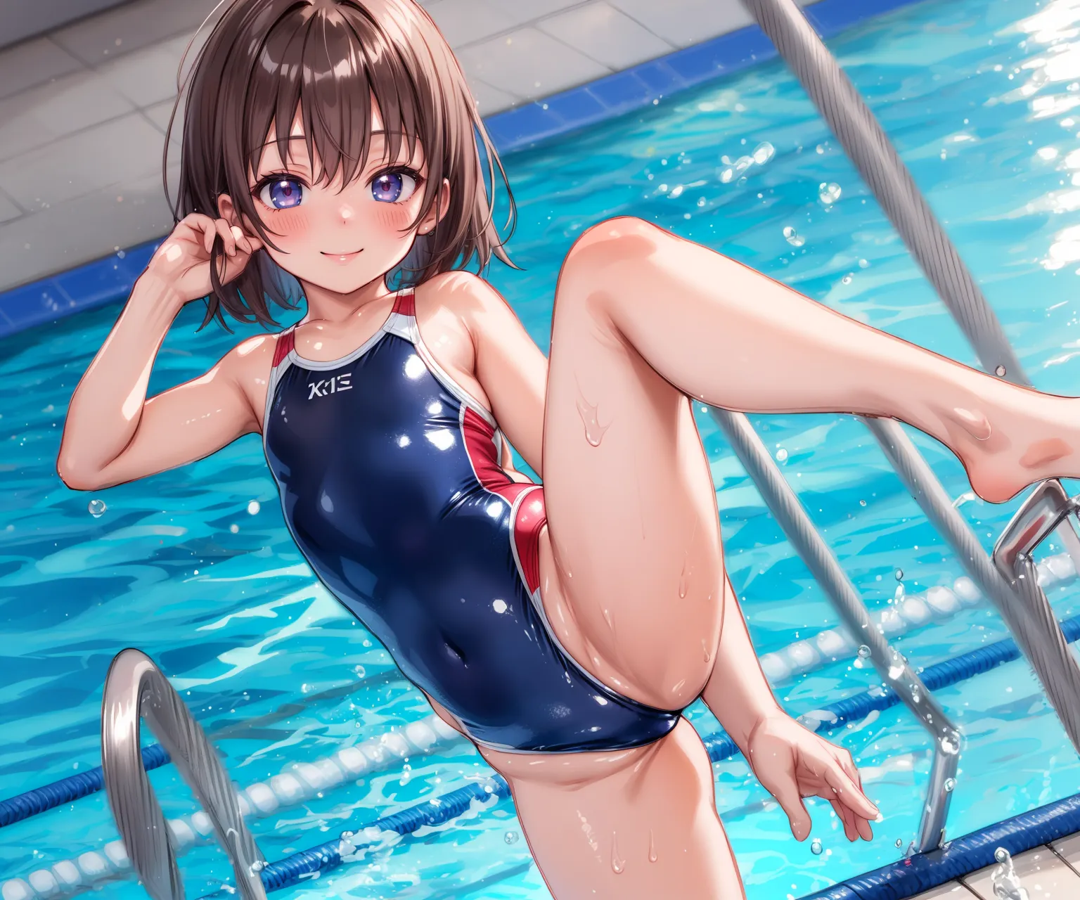 【「貧乳」AIエロ画像（イラスト・アニメ・二次元風）8390枚まとめ！(16ページ目)のエロ画像6枚目