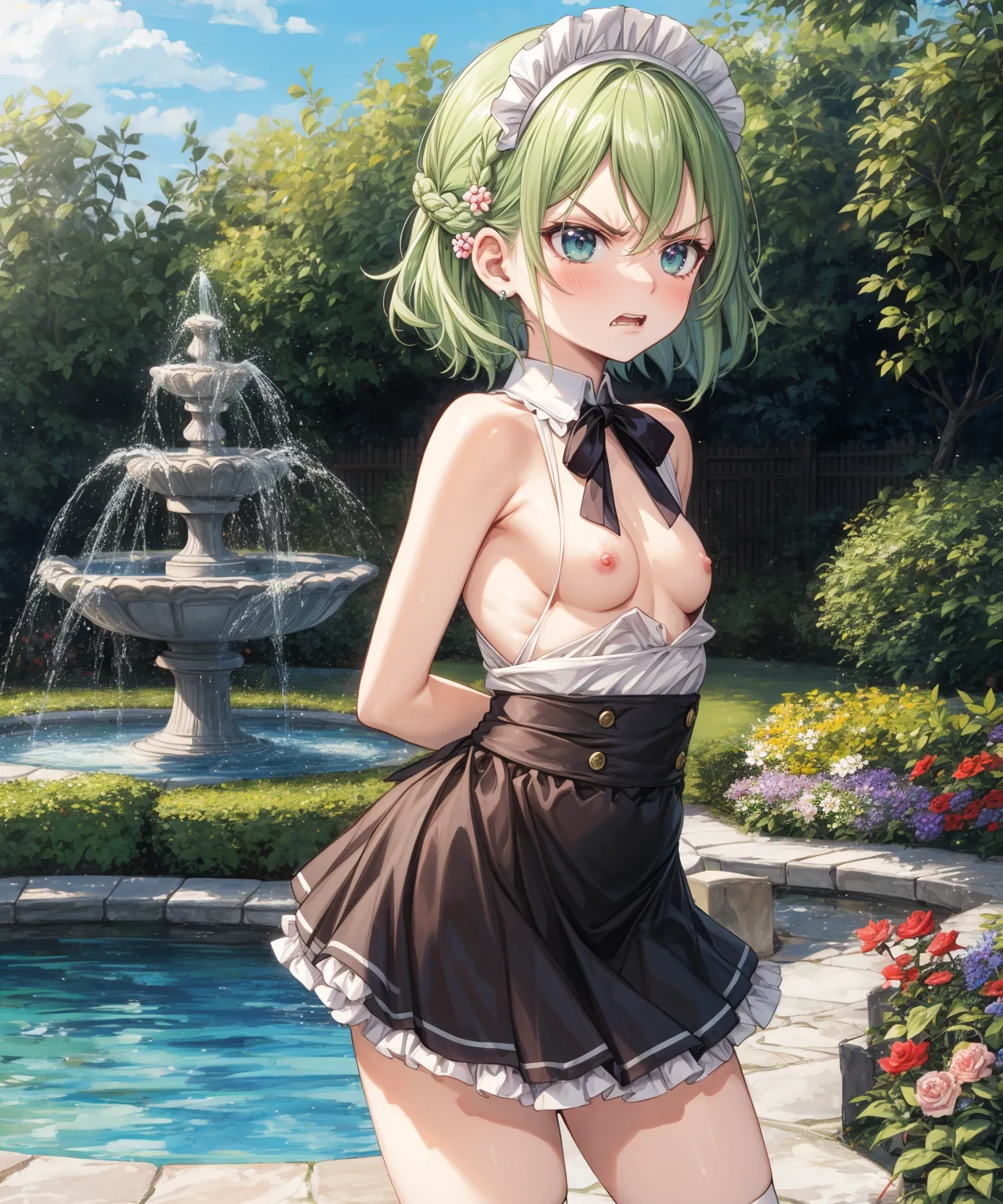 【「下着（ブラジャー・パンティ）」AIエロ画像（イラスト・アニメ・二次元風）15996枚まとめ！(26ページ目)のエロ画像25枚目