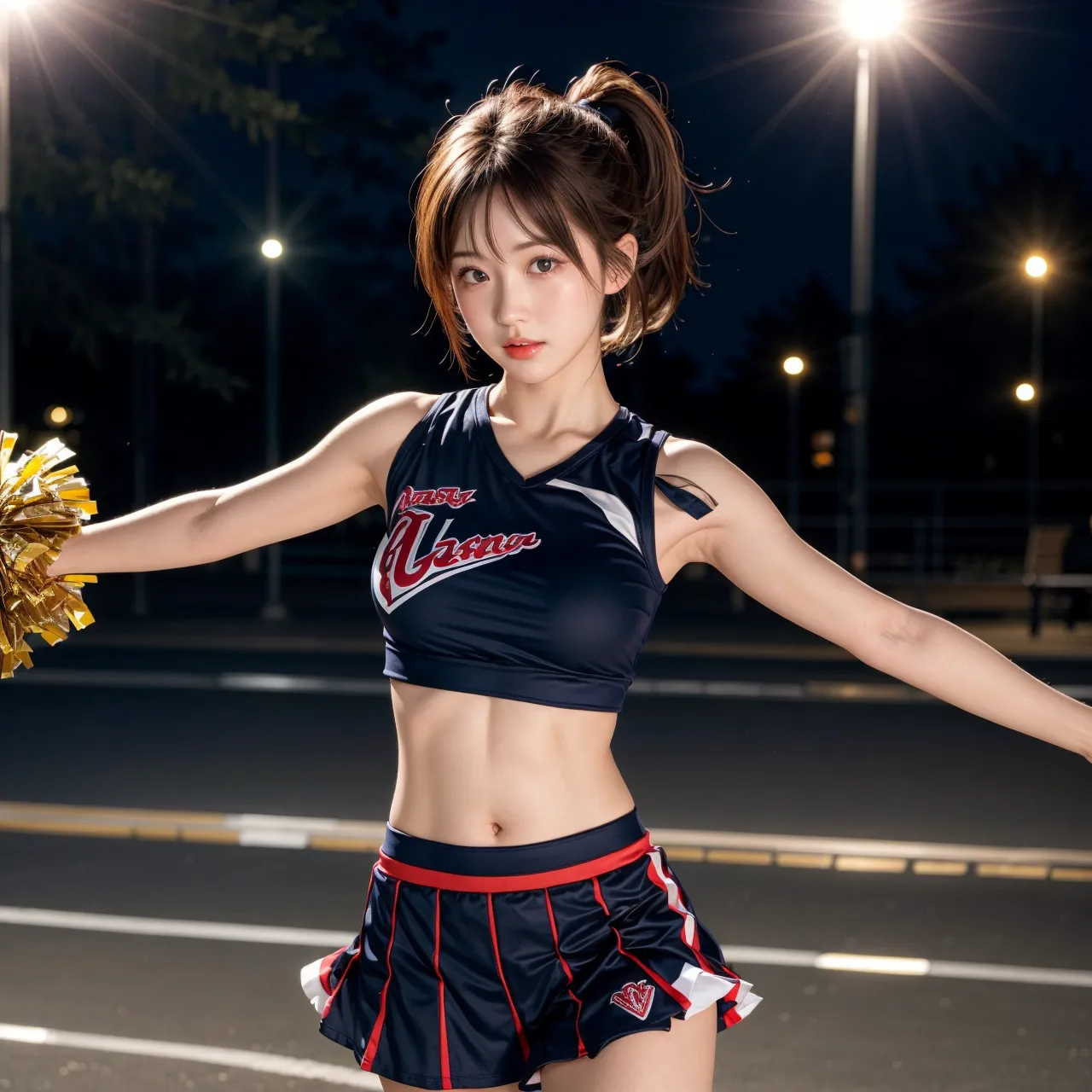 【「チアリーダー」AIエロ画像（リアル・実写・フォト風）1326枚まとめ！(3ページ目)のエロ画像19枚目