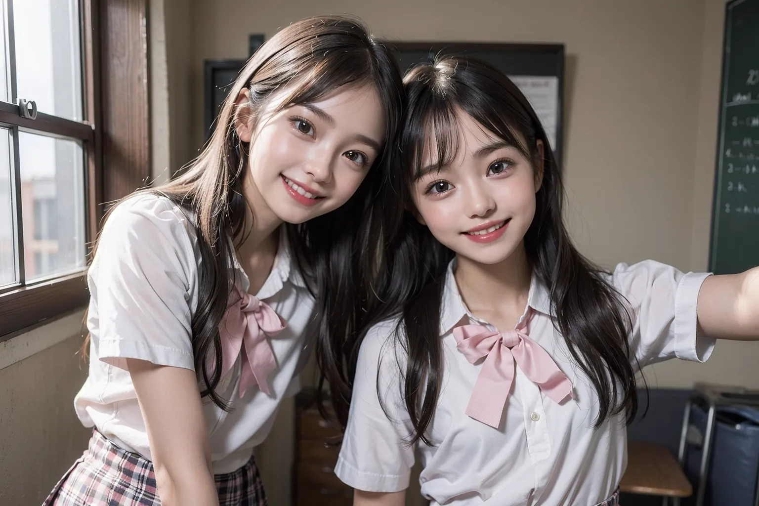 【「学制服」AIエロ画像（リアル・実写・フォト風）8482枚まとめ！(15ページ目)のエロ画像6枚目