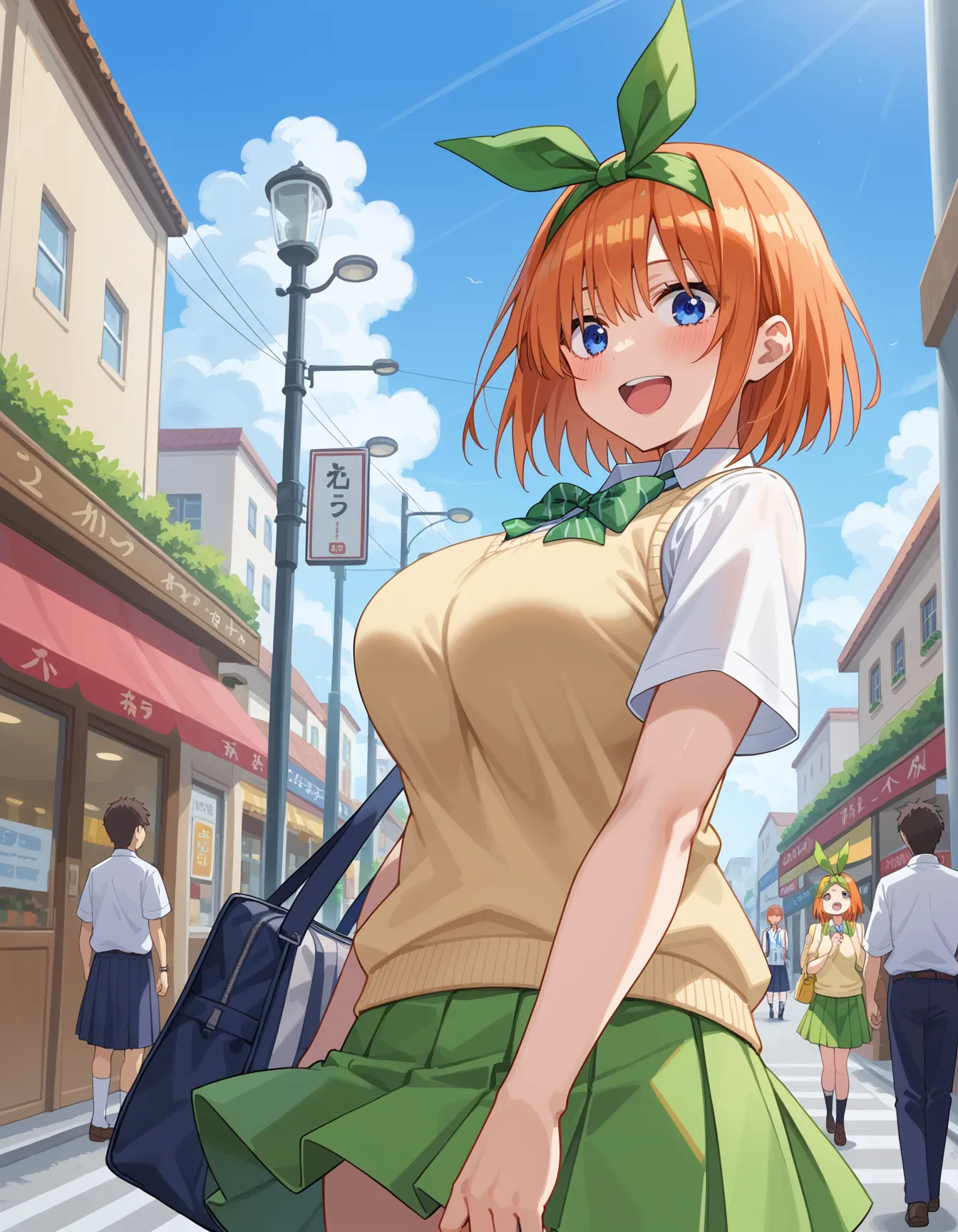 【「学制服」AIエロ画像（イラスト・アニメ・二次元風）4855枚まとめ！(8ページ目)のエロ画像7枚目