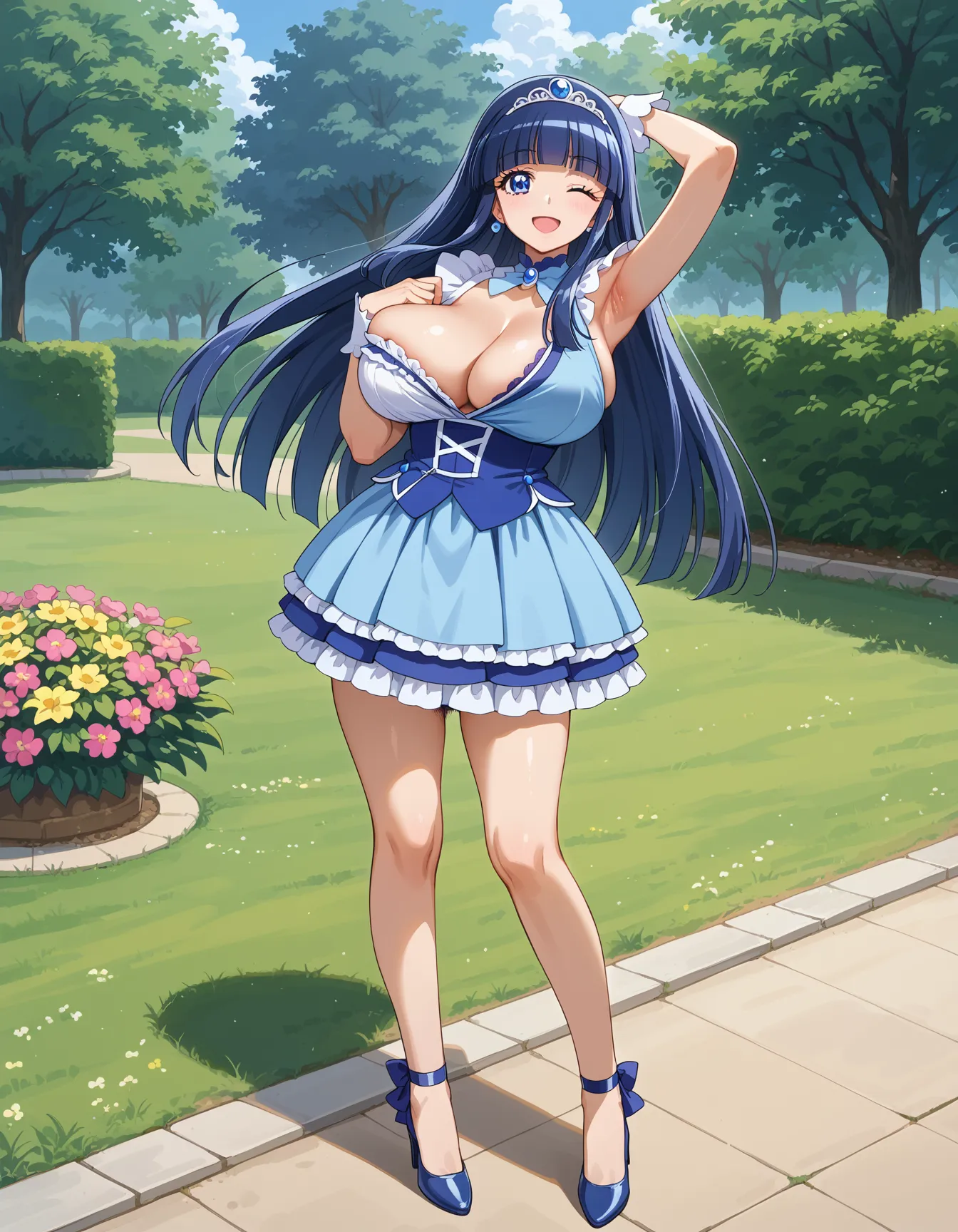 【「腋・脇」AIエロ画像（イラスト・アニメ・二次元風）4705枚まとめ！(7ページ目)のエロ画像15枚目