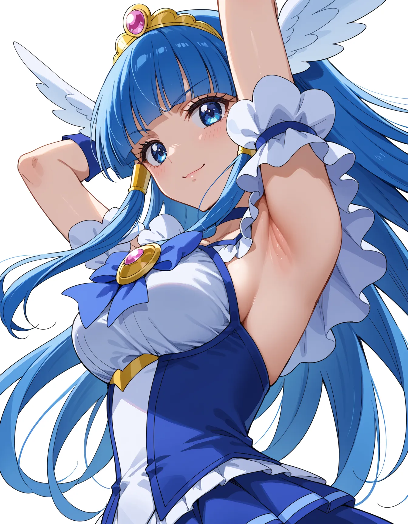 【「腋・脇」AIエロ画像（イラスト・アニメ・二次元風）4705枚まとめ！(7ページ目)のエロ画像13枚目