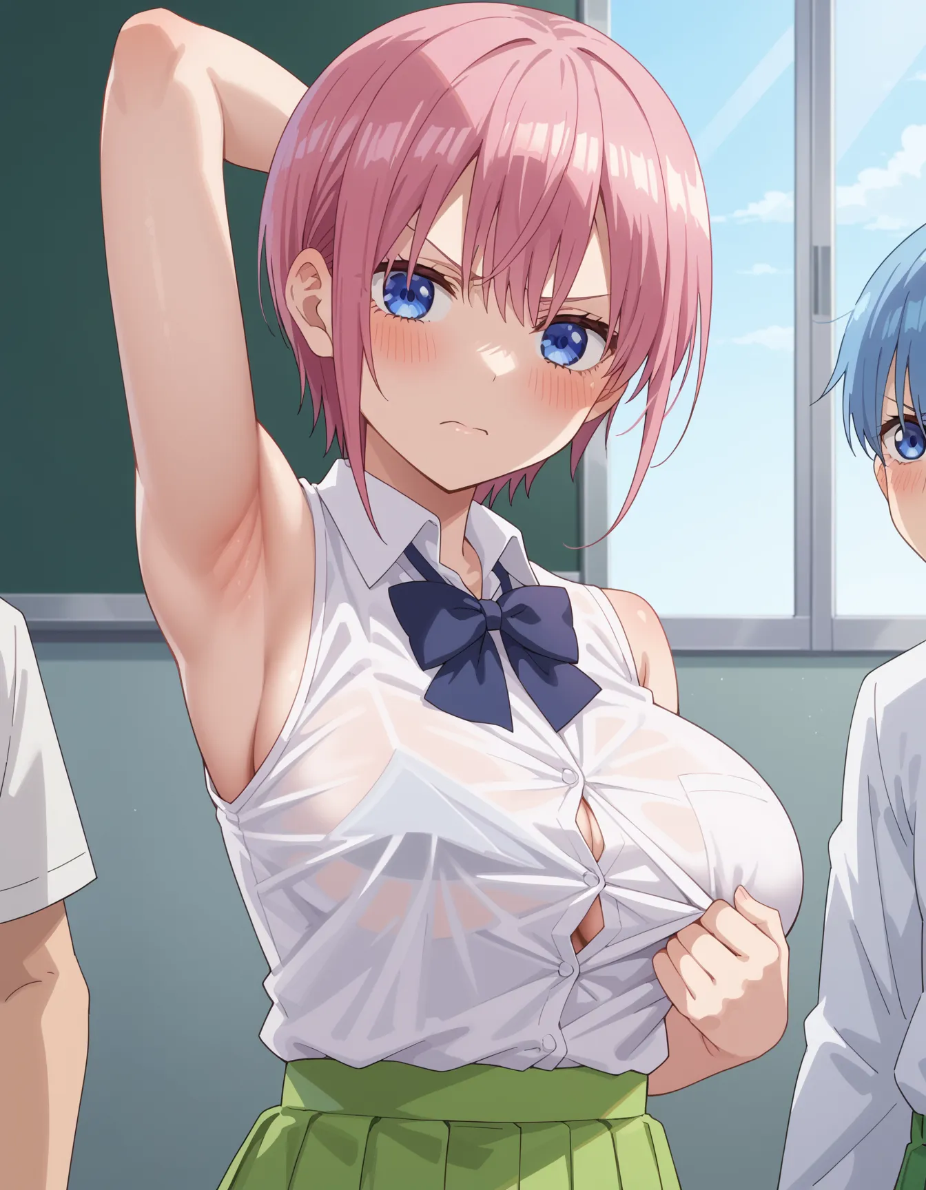 【「学制服」AIエロ画像（イラスト・アニメ・二次元風）4855枚まとめ！(7ページ目)のエロ画像26枚目