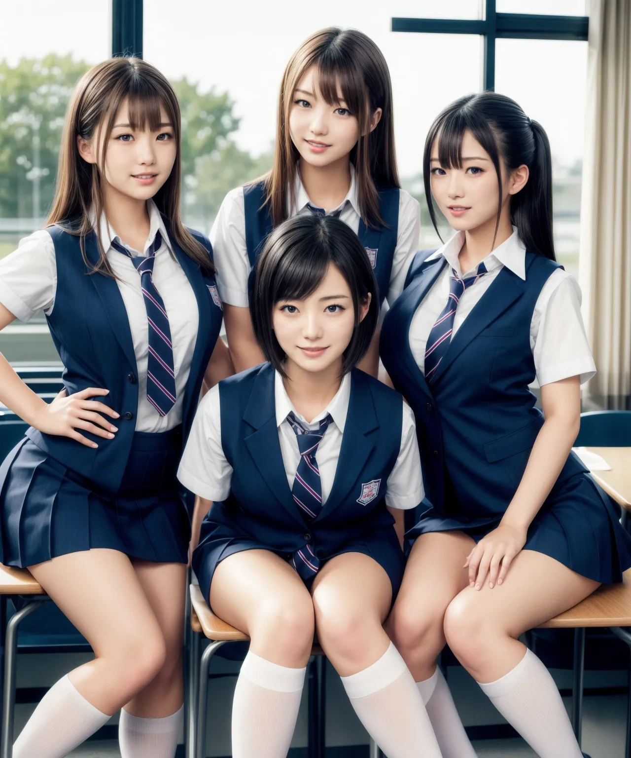 【「学制服」AIエロ画像（リアル・実写・フォト風）8482枚まとめ！(13ページ目)のエロ画像22枚目