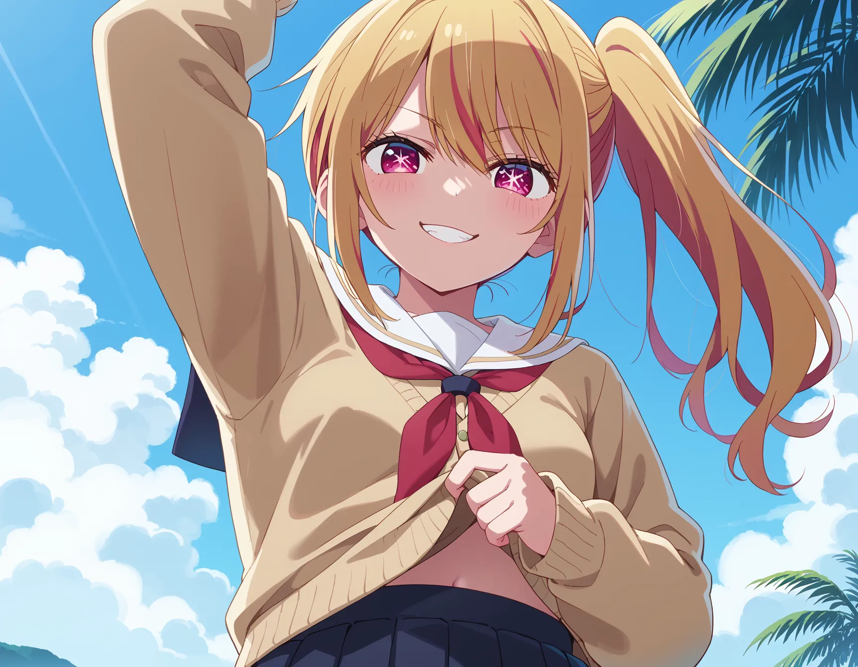 【「学制服」AIエロ画像（イラスト・アニメ・二次元風）4855枚まとめ！(7ページ目)のエロ画像21枚目