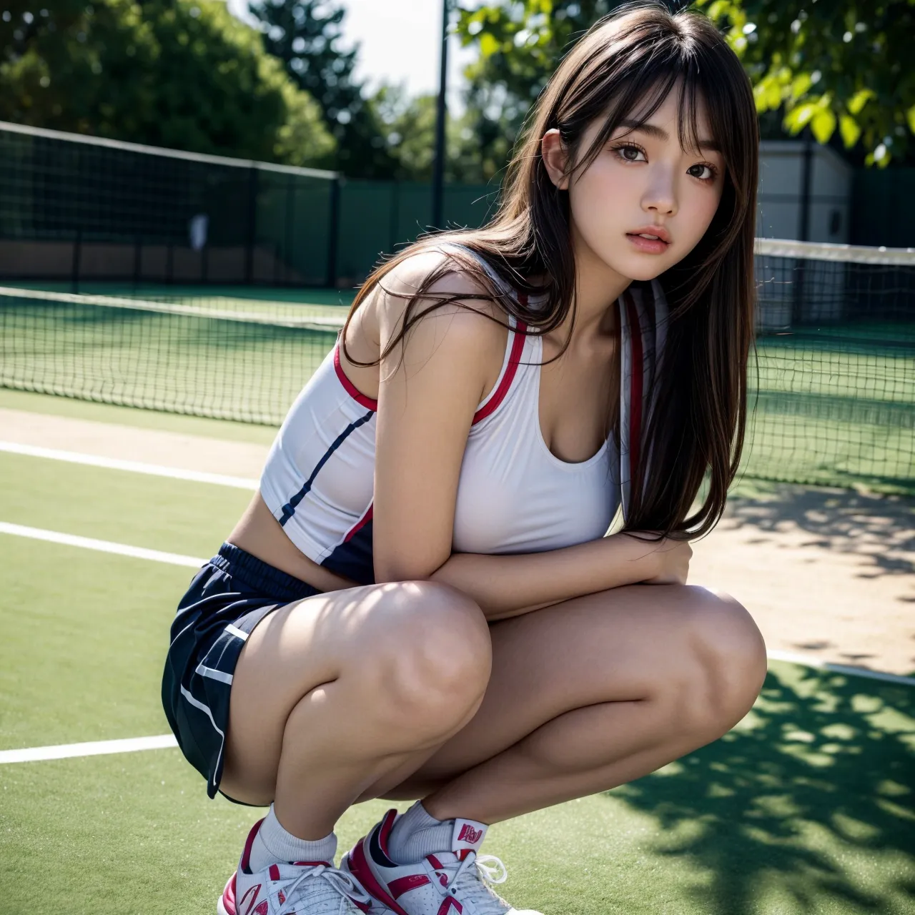 【「テニス」AIエロ画像（リアル・実写・フォト風）240枚まとめ！のエロ画像11枚目