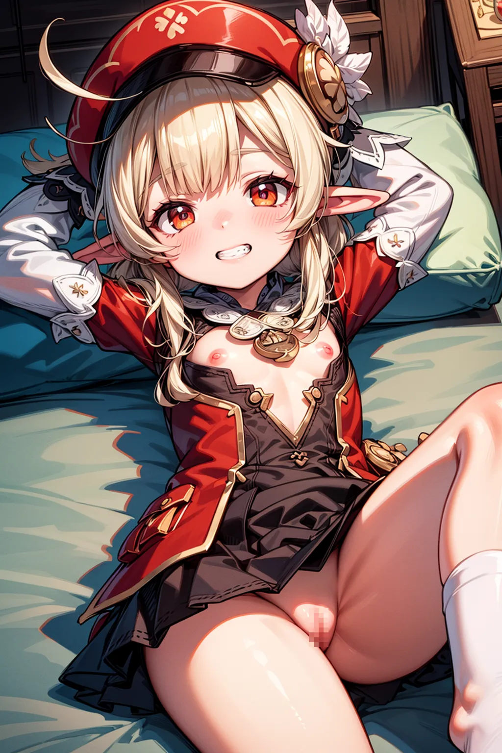 【「貧乳」AIエロ画像（イラスト・アニメ・二次元風）8390枚まとめ！(12ページ目)のエロ画像27枚目