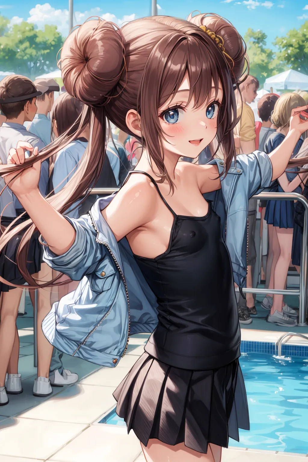 【「下着（ブラジャー・パンティ）」AIエロ画像（イラスト・アニメ・二次元風）15996枚まとめ！(22ページ目)のエロ画像7枚目