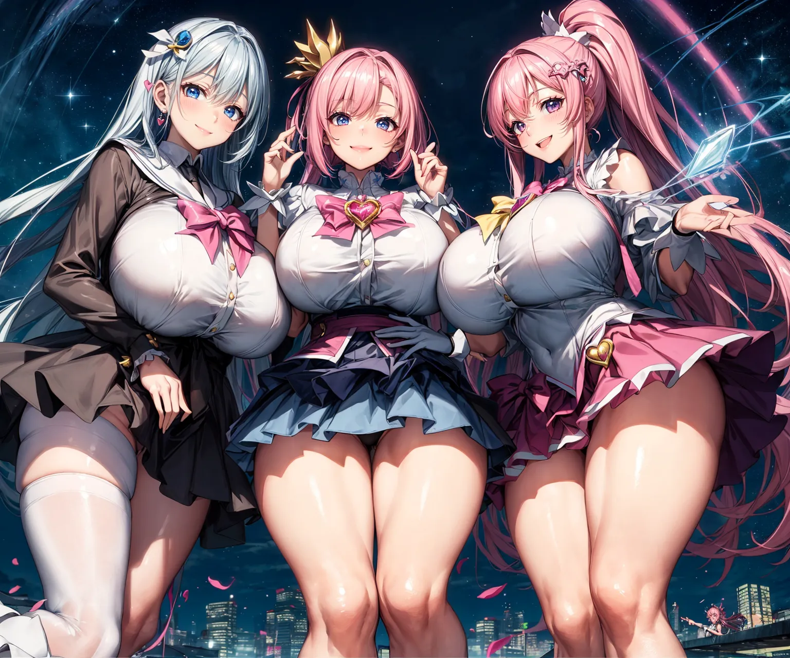 【「爆乳・超乳」AIエロ画像（イラスト・アニメ・二次元風）5621枚まとめ！(8ページ目)のエロ画像9枚目