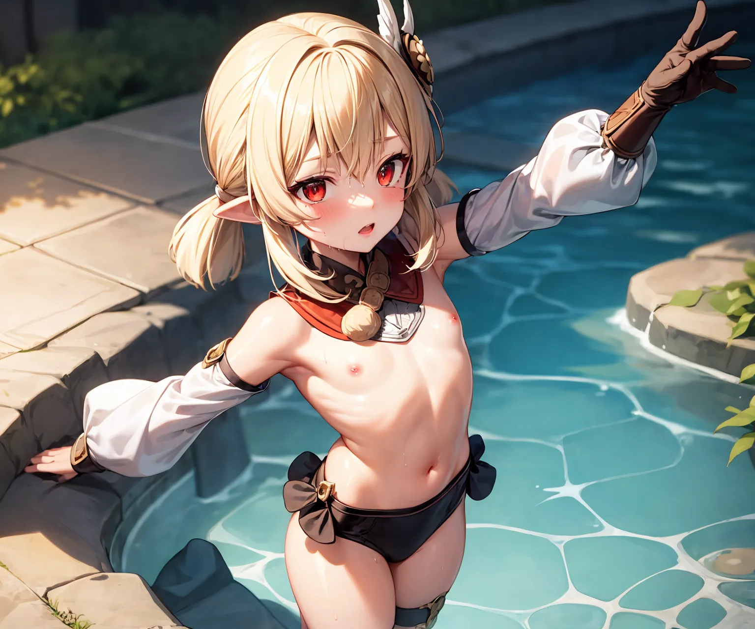 【「貧乳」AIエロ画像（イラスト・アニメ・二次元風）8390枚まとめ！(11ページ目)のエロ画像13枚目