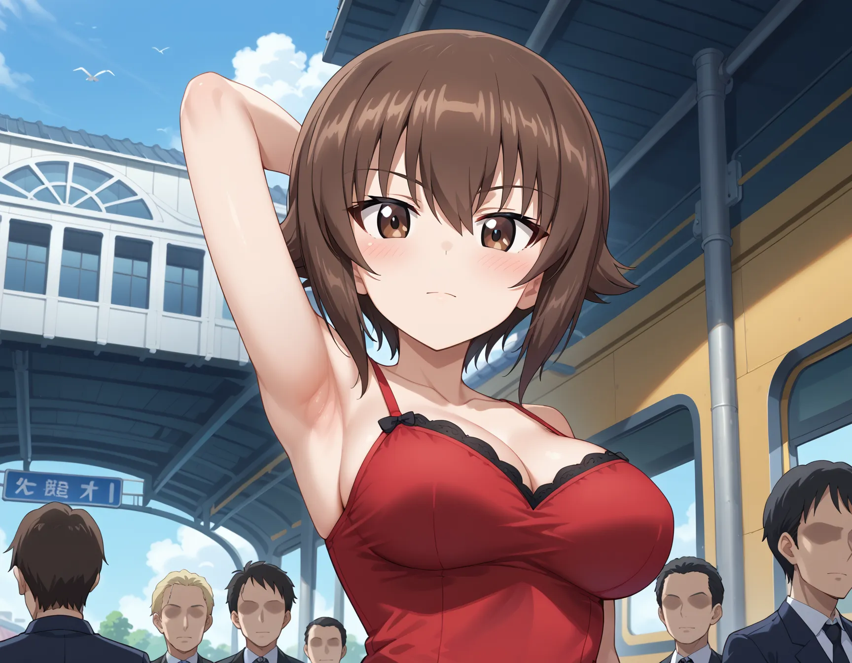 【「腋・脇」AIエロ画像（イラスト・アニメ・二次元風）4705枚まとめ！(5ページ目)のエロ画像27枚目