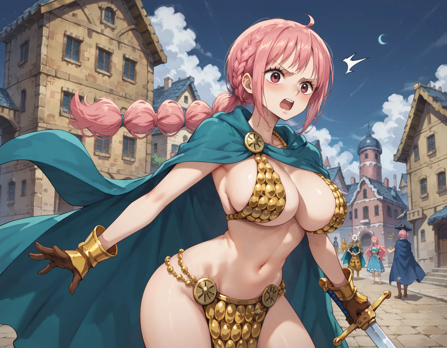 【「巨乳」AIエロ画像（イラスト・アニメ・二次元風）26161枚まとめ！(31ページ目)のエロ画像6枚目