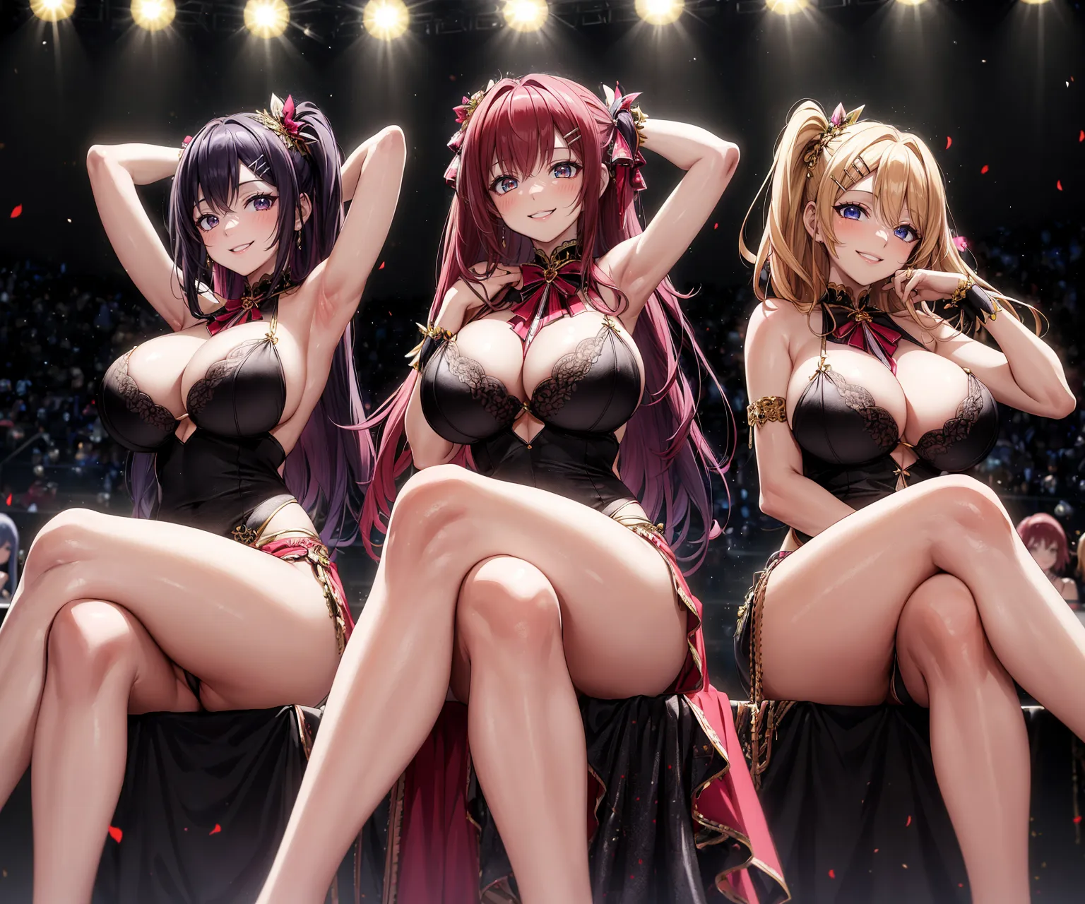 【「爆乳・超乳」AIエロ画像（イラスト・アニメ・二次元風）5621枚まとめ！(7ページ目)のエロ画像4枚目