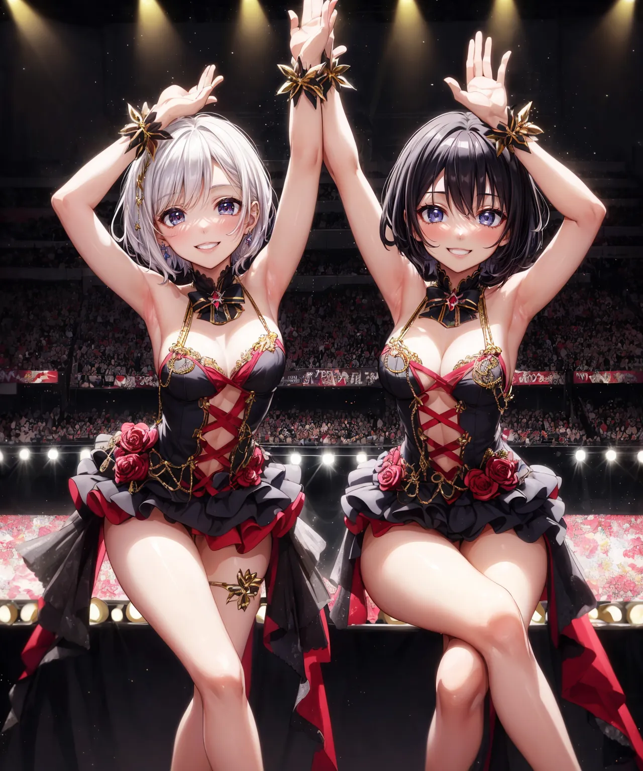 【「アイドル」AIエロ画像（イラスト・アニメ・二次元風）767枚まとめ！のエロ画像30枚目