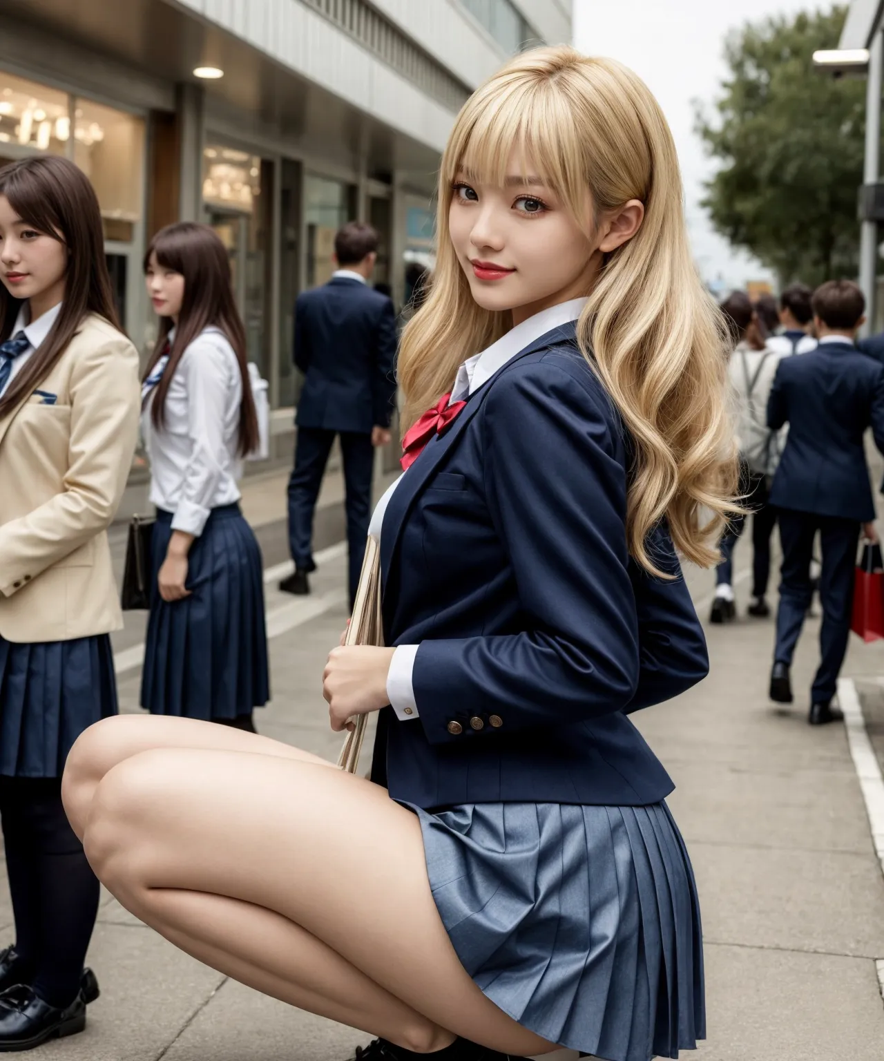 【「学制服」AIエロ画像（リアル・実写・フォト風）8482枚まとめ！(9ページ目)のエロ画像12枚目