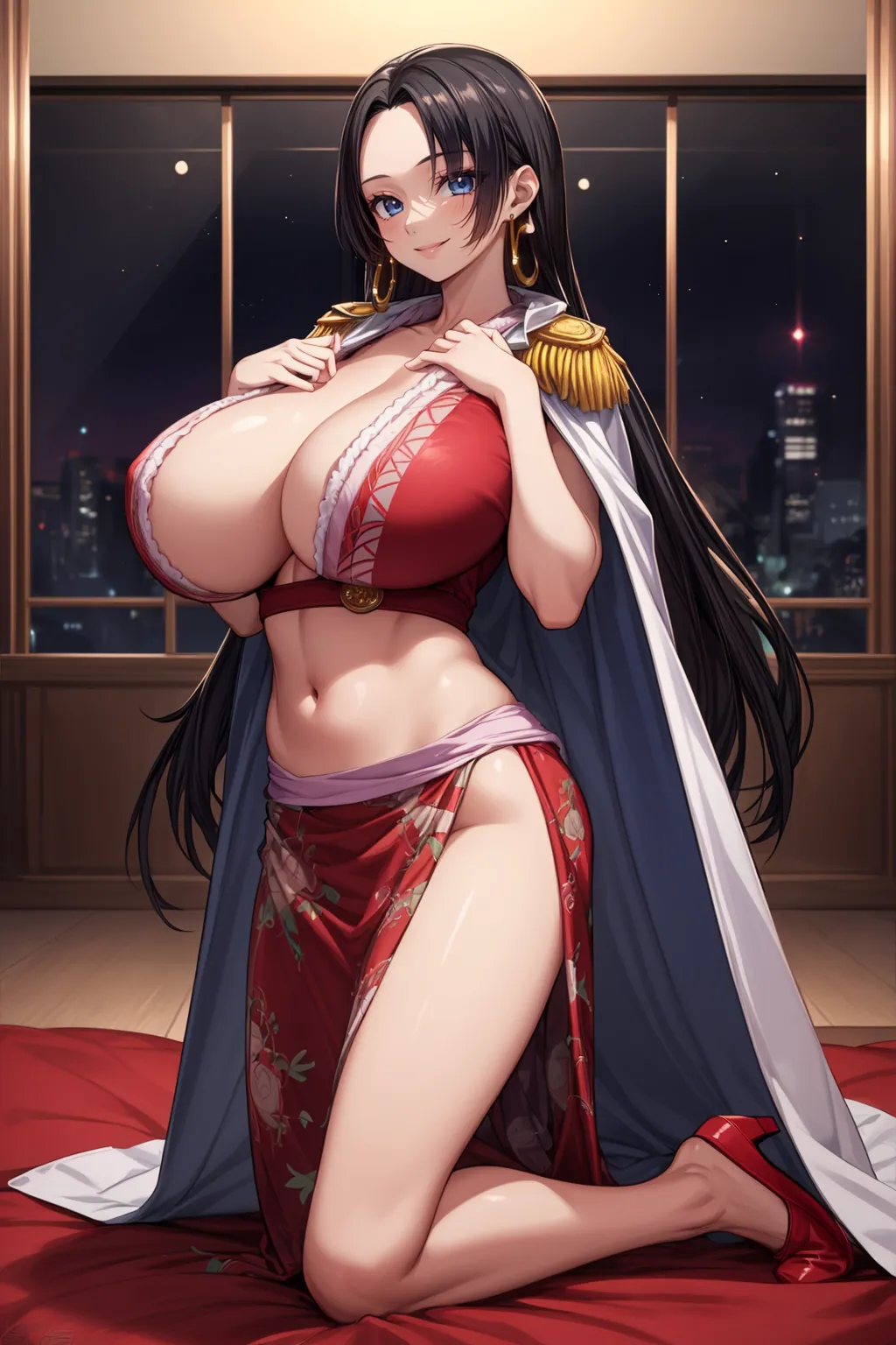 【「爆乳・超乳」AIエロ画像（イラスト・アニメ・二次元風）5621枚まとめ！(6ページ目)のエロ画像9枚目