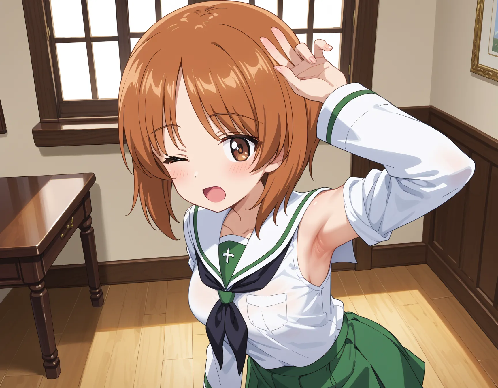 【「学制服」AIエロ画像（イラスト・アニメ・二次元風）4855枚まとめ！(5ページ目)のエロ画像9枚目