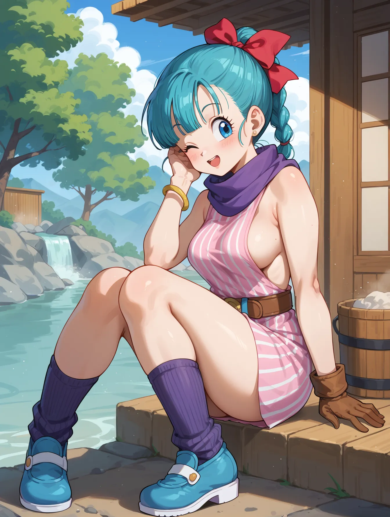 【「下着（ブラジャー・パンティ）」AIエロ画像（イラスト・アニメ・二次元風）15996枚まとめ！(10ページ目)のエロ画像23枚目