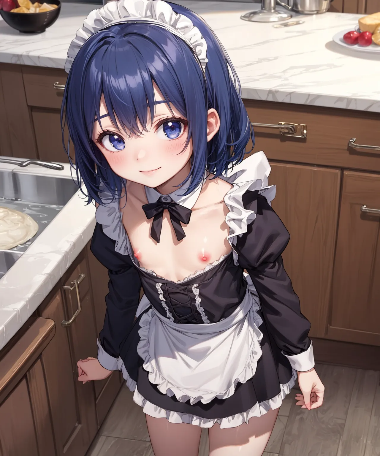 【「メイド」AIエロ画像（イラスト・アニメ・二次元風）516枚まとめ！のエロ画像18枚目