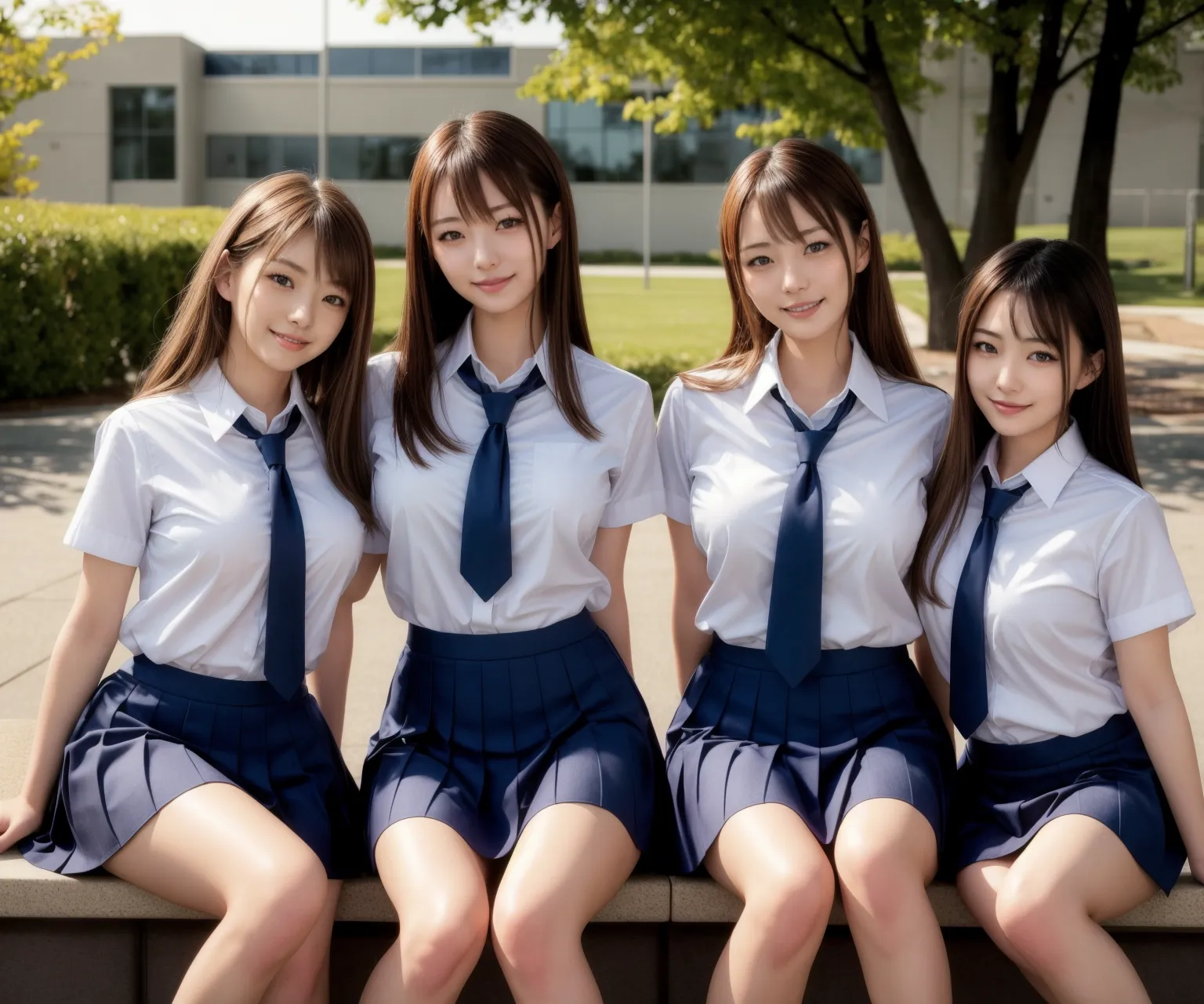 【「女子校生・JK×学制服」AIエロ画像（リアル・実写・フォト風）6248枚まとめ！(3ページ目)のエロ画像21枚目