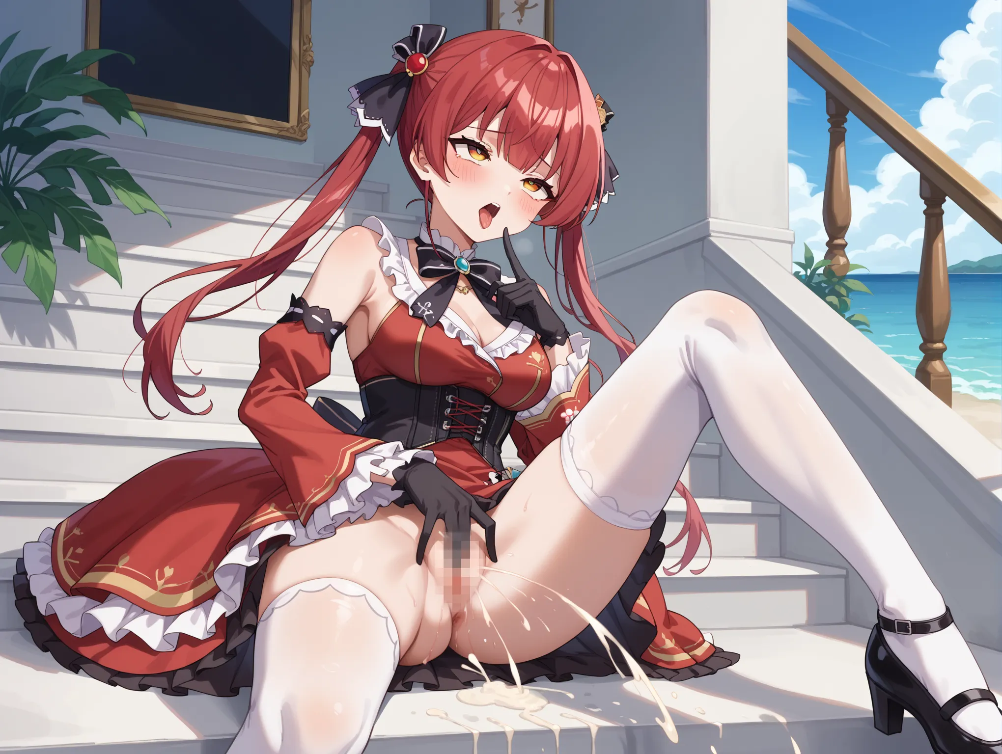 【「おまんこ」AIエロ画像（イラスト・アニメ・二次元風）9763枚まとめ！(4ページ目)のエロ画像26枚目